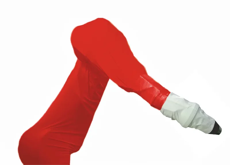 Lackierroboter - Schutzhülle Meterware rot